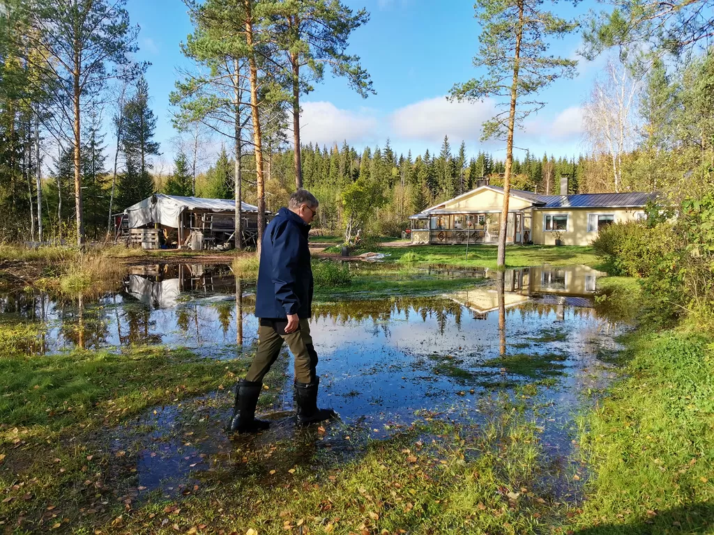 Vedenpaisumus Uhkaa Jo Taloa | Puumala-lehti